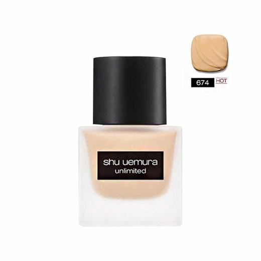 SHU UEMURA/植村秀 小方瓶羽纱持妆粉底瓶#674 SPF24・PA+++ 持妆控油 35ML 商品图3