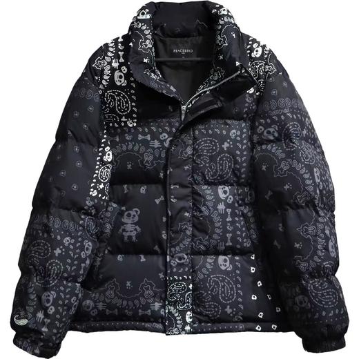 太平鸟男装2021冬新款时尚短款羽绒服B2ACB4375 商品图0