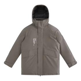 太平鸟男装 2021冬季新款连帽宽松羽绒服BYACB4G06