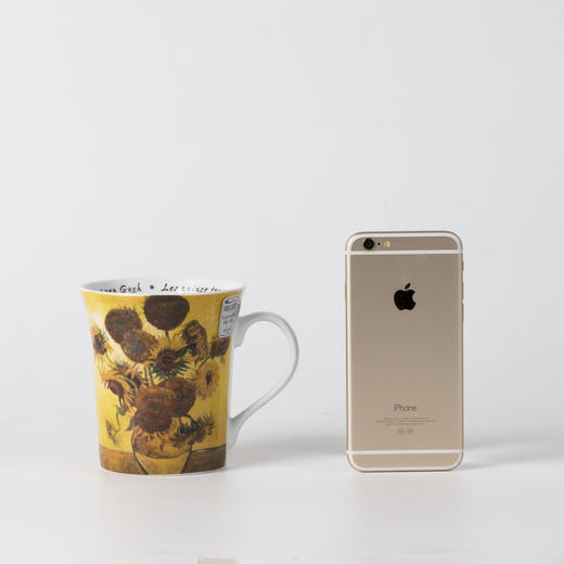 德国原产Könitz陶瓷水杯茶杯马克杯 梵高之花 商品图1