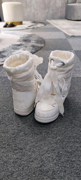 Bogner - Sestriere Jr 1A Quitted Kids Boots - White - 童装 - 雪地靴 - 白色