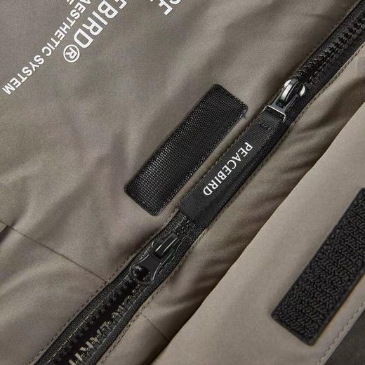 太平鸟男装 2021冬季新款连帽宽松羽绒服BYACB4G06 商品图3