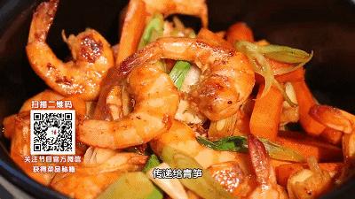 高蛋白营养菜——干锅芦笋虾 商品图0