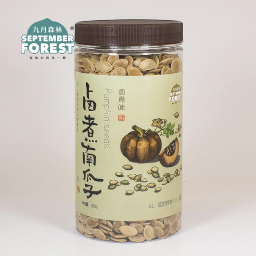 九月森林卤煮南瓜子500g颗颗饱满鲜香酥脆丝丝甘醇 商品图4