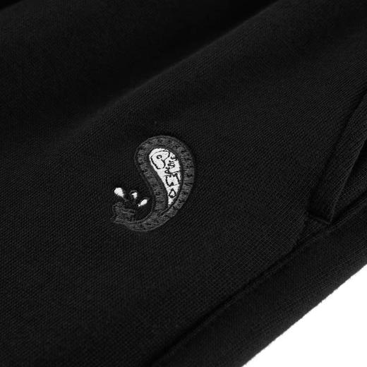 太平鸟男装 黑色休闲裤男宽松纯色裤子潮B2GHB4293 商品图3