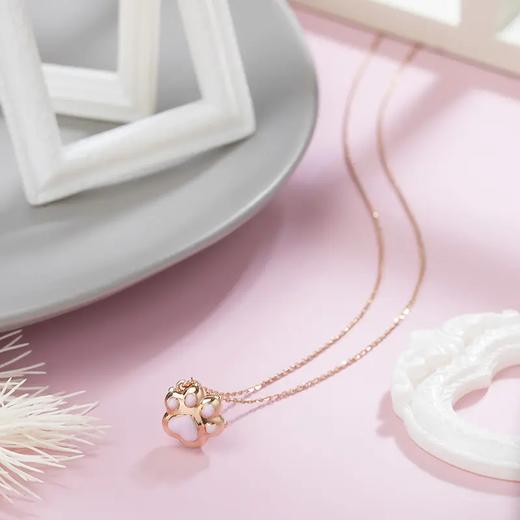 千叶珠宝 吾皇系列丨卖萌招招手18K金坠丨无链 商品图2