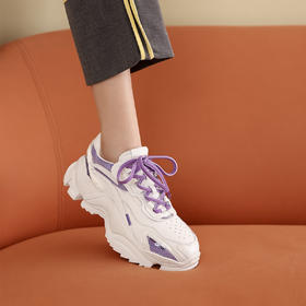 【2021夏季新品】运动休闲ins潮酷百搭舒适增高小白鞋老爹鞋女S21AM53661