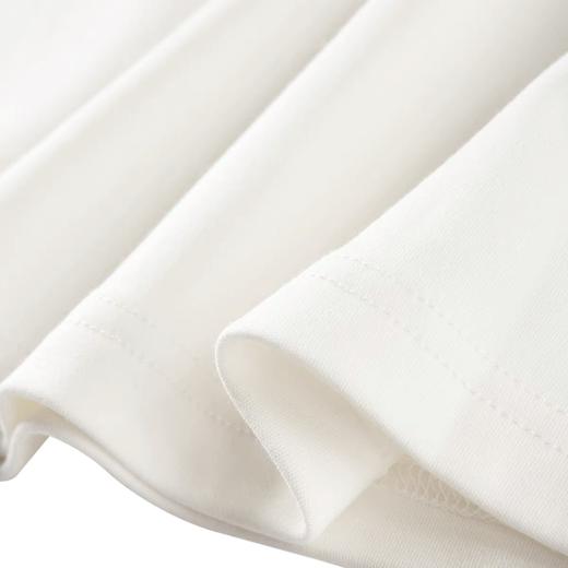 太平鸟男装半高领长袖T恤冬季纯色刺绣上衣B1DCB4221 商品图3