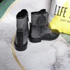 IUIU SECOND 秋冬胎牛拼接绑带马丁靴短靴 商品缩略图1