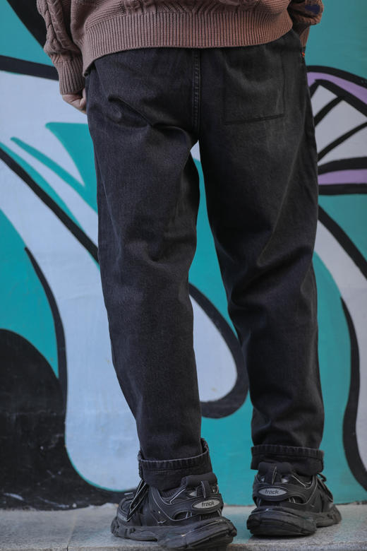 W139331408做旧直筒牛仔裤 商品图2