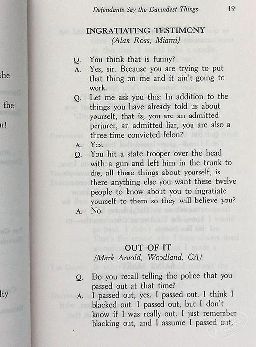 【中商原版】法庭上的混乱 英文原版 Disorder in the Court 商品图5