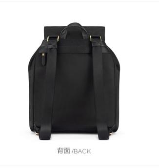 新秀丽女士双肩包 抽绳搭扣时尚潮流休闲防泼水大容量都市女包背包 34N*409 商品图2