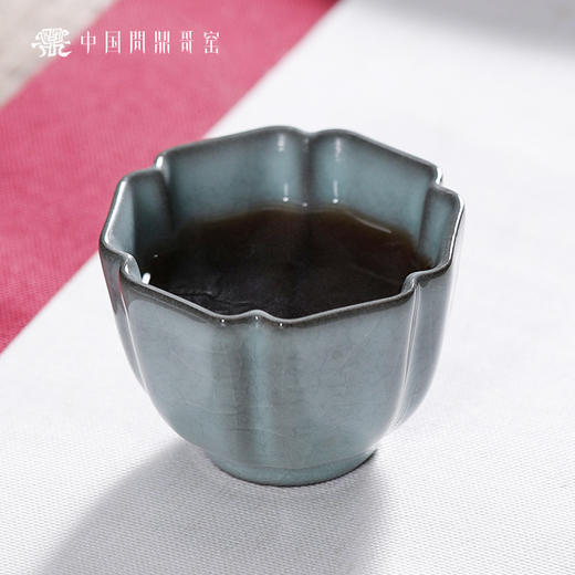 问鼎哥窑锦绣宋纹镜花杯（缺货） 商品图1