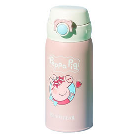 杯具熊成人杯—短款佩奇 TT346-380小猪佩奇保温杯316不锈钢男女小学生儿童便携水杯