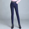 PX-BND712新款时尚气质高腰加绒加厚保暖牛仔小脚棉裤 商品缩略图1