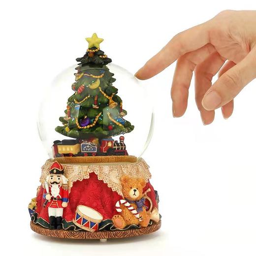 百货世界-JARLL 圣诞小火车水晶球 商品图1