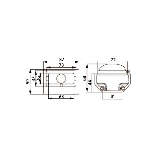 牌照灯LED方形灯南挂NG09123（包邮） 商品图4