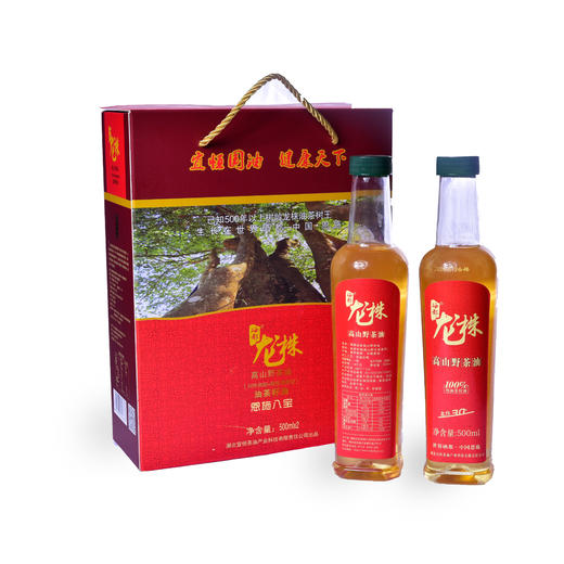 【恩施】硒都龙株高山野茶油礼盒版500ml*2 商品图0