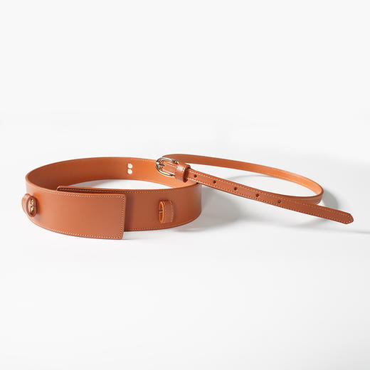 女士真皮腰带 两用宽腰封2025新款时尚百搭显瘦休闲皮带 商品图3