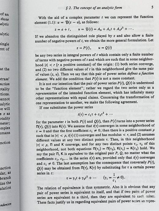 【中商原版】黎曼曲面的概念（第三版）英文原版 Concept of Riemann Surface Hermann Weyl 数学科普书籍 商品图4