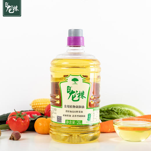 【恩施】硒都龙株龙株高山野茶油亚麻籽油菜籽油调和油 2L 商品图0