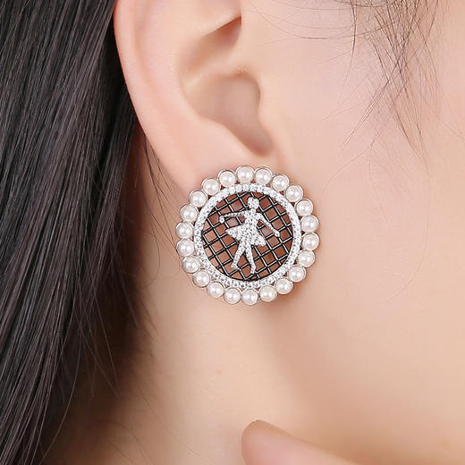 Royal Ballet皇家芭蕾系列｜黑色芭蕾蕾丝耳钉 商品图2