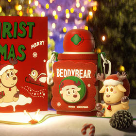 杯具熊儿童杯四叶草—麋鹿宝宝 RT105-630儿童保温杯女新年圣诞礼物限量版男小学生宝宝幼儿园水杯壶316