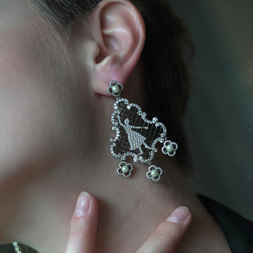 【祝绪丹同款】Royal Ballet皇家芭蕾系列｜皇家芭蕾流苏耳环 商品图3