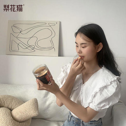 百草梨膏糖非遗传承102年中华味道，百草滋养，3秒到嗓嗓子干痒、经常咳嗽、喉咙肿痛等，家中常备梨花猫百草有机梨膏糖！ 商品图2