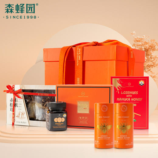 森蜂园 新”韶“如蜜 礼盒高端礼品麦卢卡蜂蜜有机赤松茸礼盒包邮 商品图2