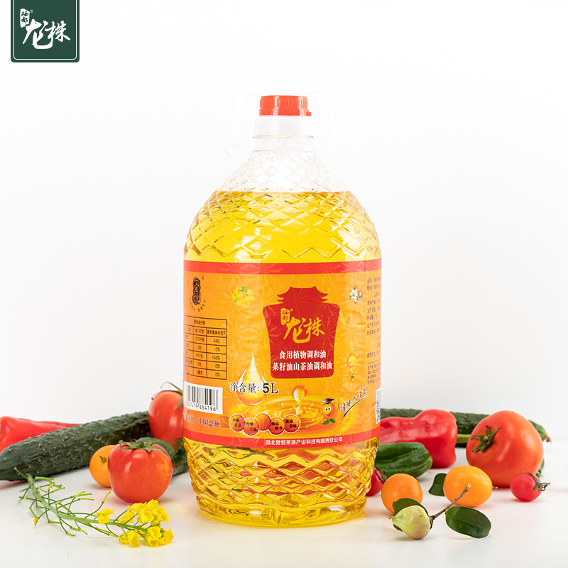 【恩施】硒都龙株山茶油菜籽油调和油5L