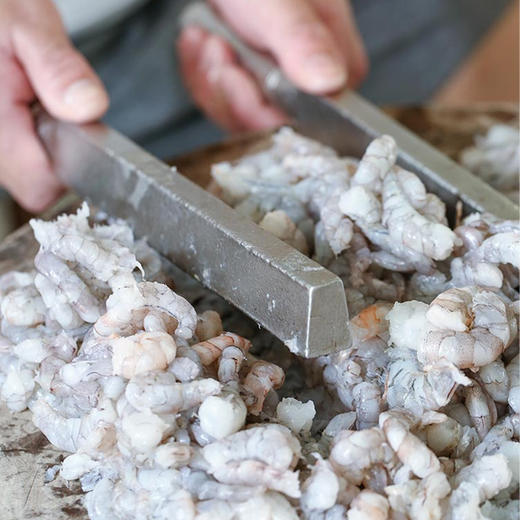 热卖【手打鲜虾滑】精选潮汕海虾新鲜手锤，去头剥壳剔虾线，含虾量95%以上，Q弹鲜嫩 商品图2