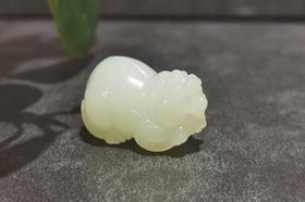 【御珠宫坊】羊脂白玉貔貅挂件