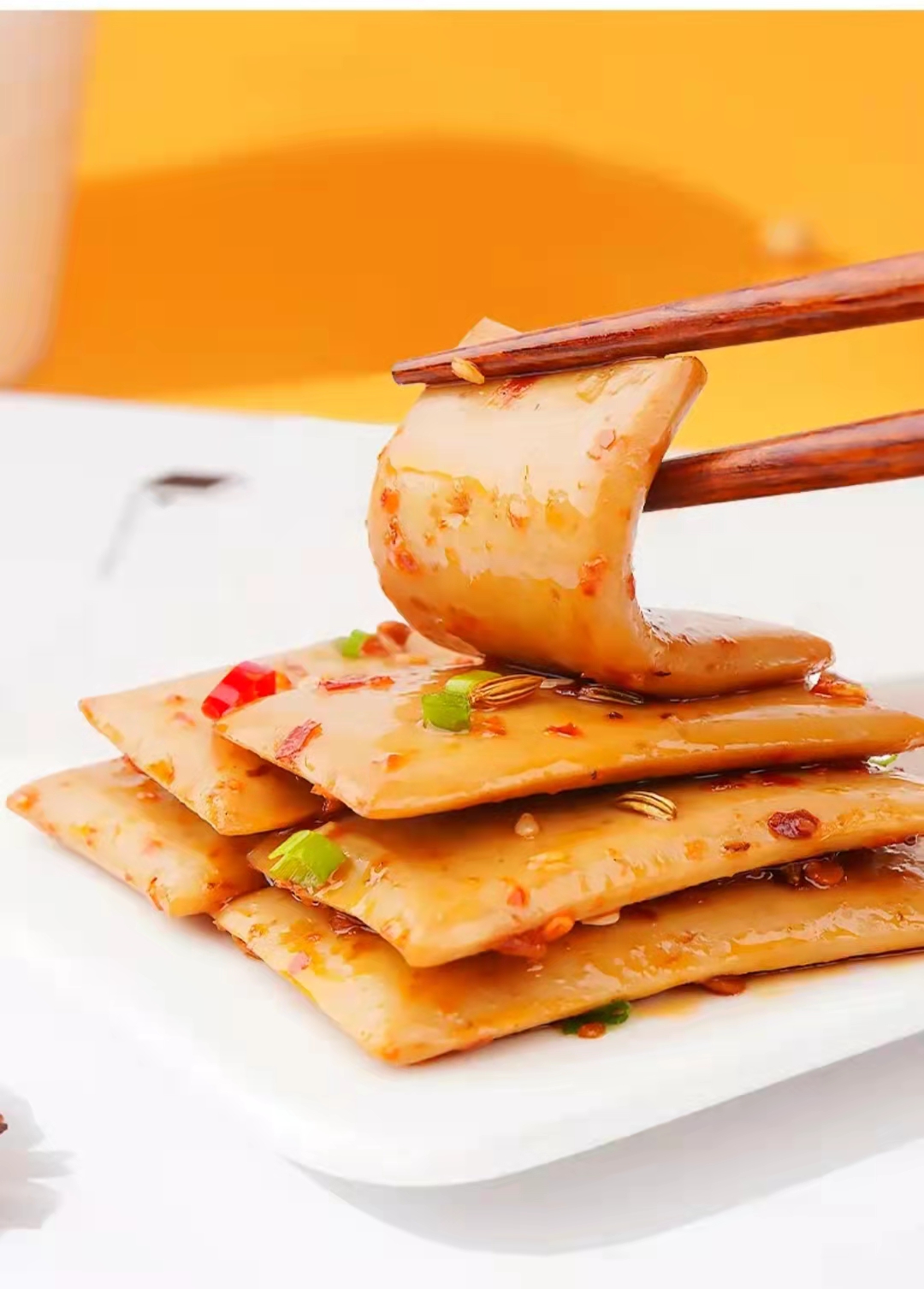 【渝麻渝辣】q弹麻辣嫩豆干零食即食办公室解馋手磨豆干小包装500g