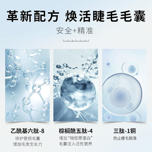 【滋养睫毛】portbuddyPB小蓝管眼睫毛增长液多肽型睫毛增长液修复受损毛囊全绿配方 商品图3