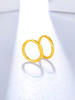 周六福黄金耳饰计价足金素圈光面简约大方耳扣耳环养耳洞官方正品 商品缩略图2