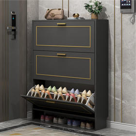 【包安装】意式轻奢超薄翻斗鞋柜17cm家用门口大容量收纳防尘简约现代入户柜