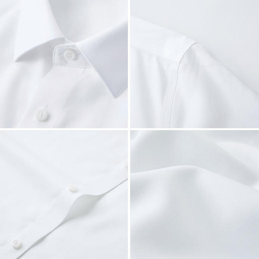 圣得西男装纯棉亲肤免烫商务正装衬衣2152952811 商品图6
