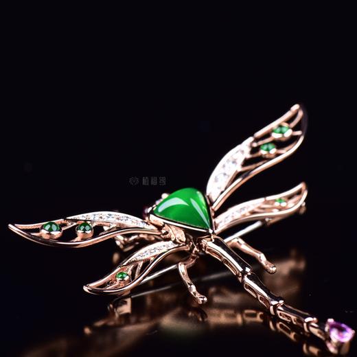 【腾飞】满绿蜻蜓胸针-GZ12109035 商品图1
