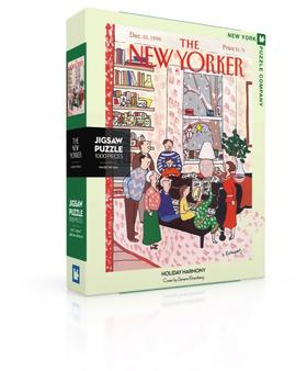 纽约客New Yorker圣诞主题1000片拼图圣诞礼物赠人礼盒