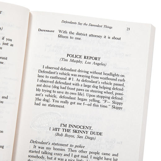 【中商原版】法庭上的混乱 英文原版 Disorder in the Court 商品图3