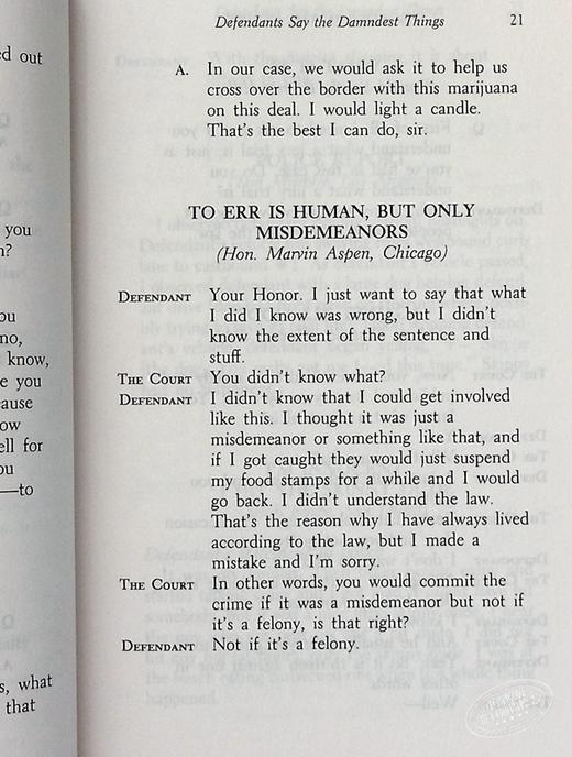 【中商原版】法庭上的混乱 英文原版 Disorder in the Court 商品图6