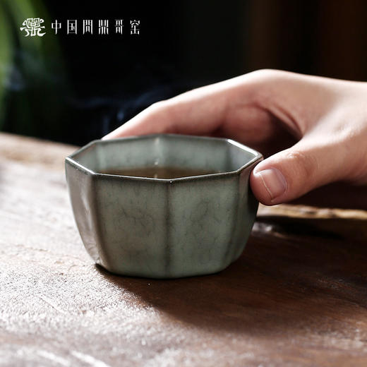 问鼎哥窑锦绣宋纹禅渊杯（缺货） 商品图1