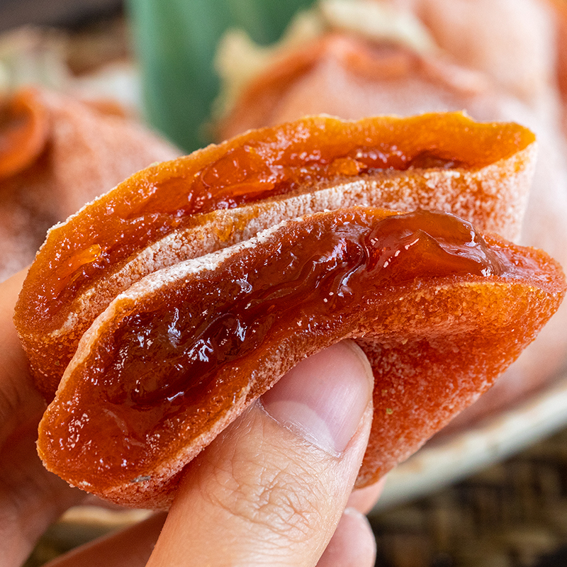【预售12.23起发货】菜菜家富平柿饼|攒足60天的香甜，软糯流心，市面买不到的好吃！