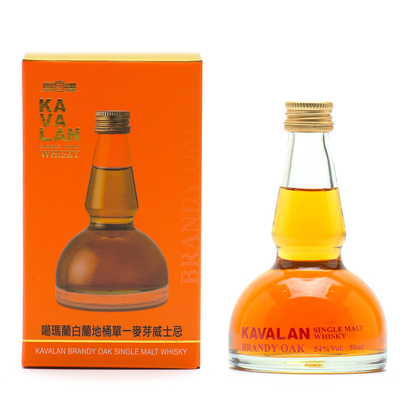 噶玛兰KAVALAN白兰地桶蒸馏器小样酒50ml*5瓶｜涵舍选品｜