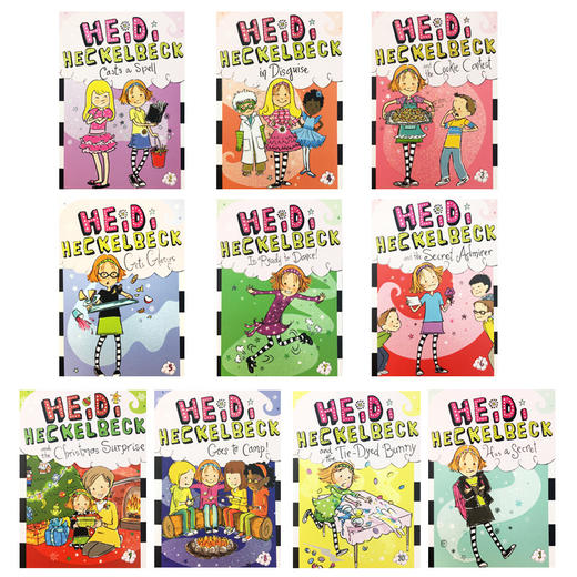 女巫海蒂10册套装 英文原版 The Heidi Heckelbeck Ten-Book Collection 儿童校园故事 幽默逗趣 进口英语插图桥梁章节书 商品图2