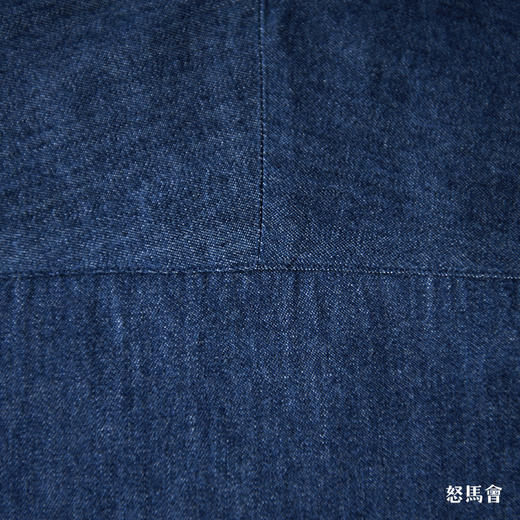 Sojitz 深蓝色丹宁牛仔意式工艺衬衫 商品图6