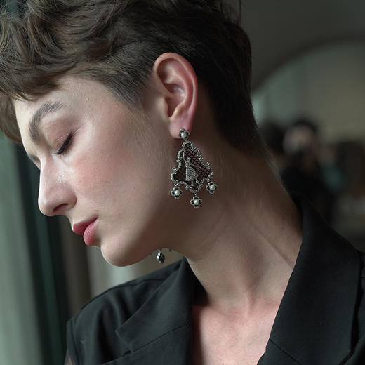【祝绪丹同款】Royal Ballet皇家芭蕾系列｜皇家芭蕾流苏耳环 商品图5