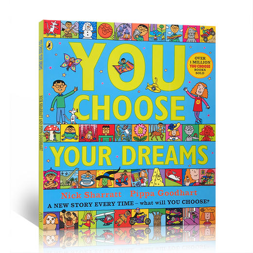 英文原版You Choose Your Dreams/In Space你选择儿童早教益智启蒙绘本图画书读物名家Nick Sharratt想象力激发低幼儿童的想象力6-9岁英语书 商品图1