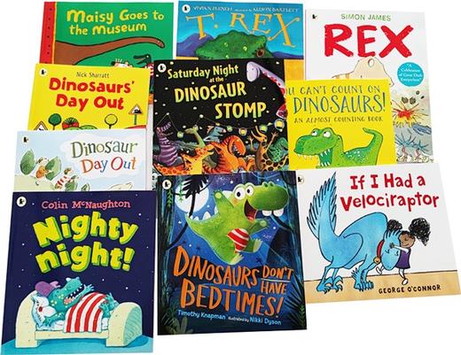 【3-8岁必入】Dinosaurs Galore set 恐龙主题绘本大集合 10册【赠6册音频】 商品图0